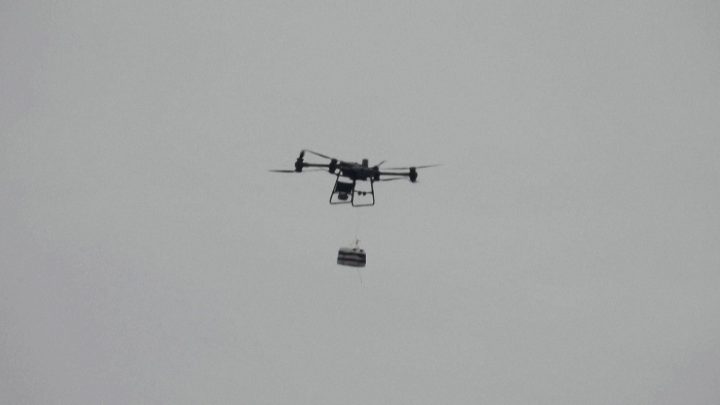 Israeli quadcopter drone drops bomb in Lebanon