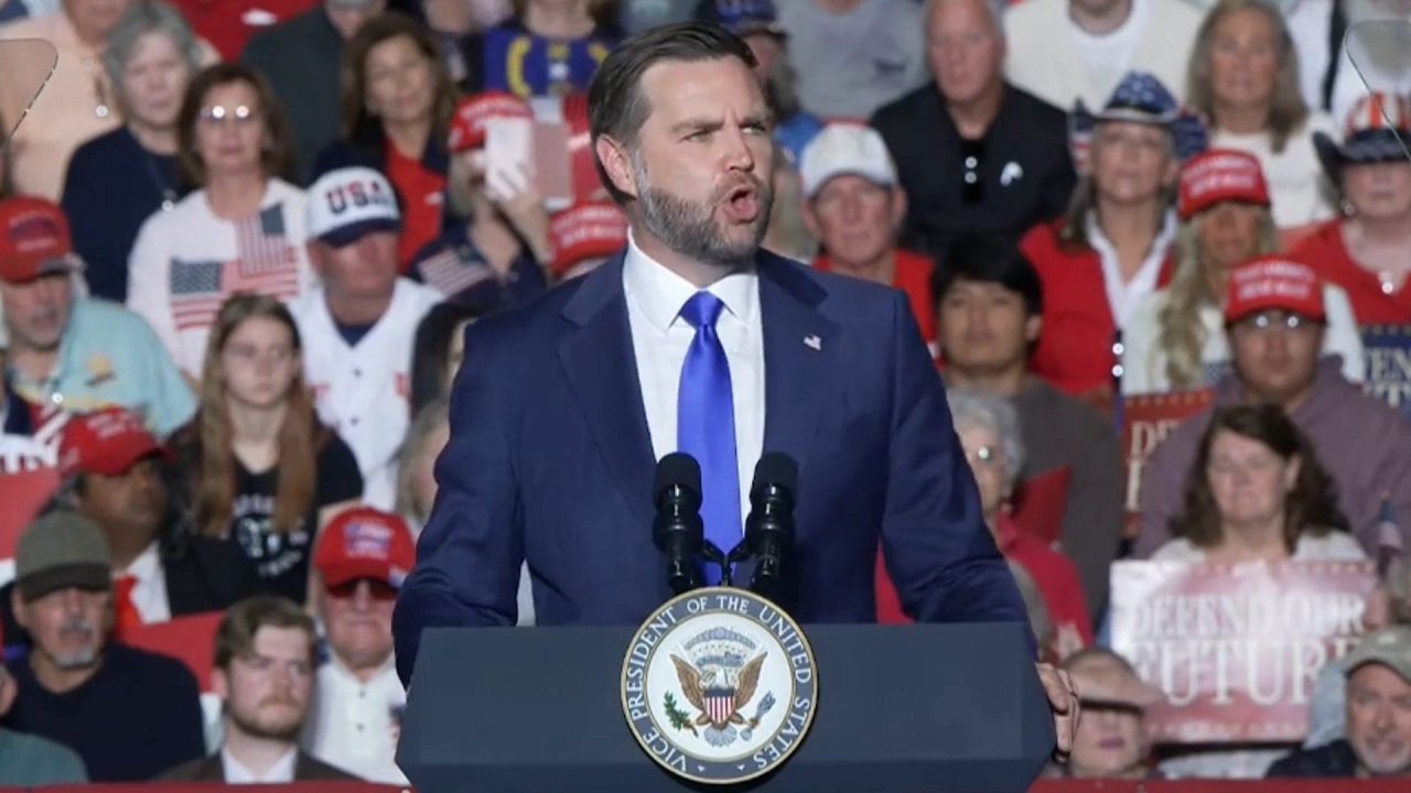 ‘Release Epstein files’, protester interrupts JD Vance’s speech