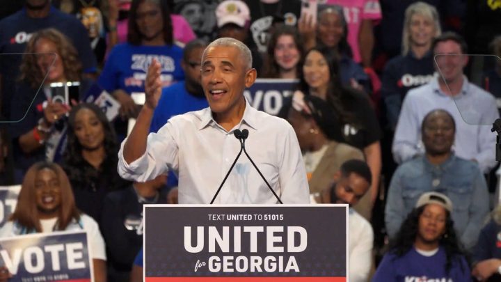 Obama mocks Trump team’s Cheesecake Factory response