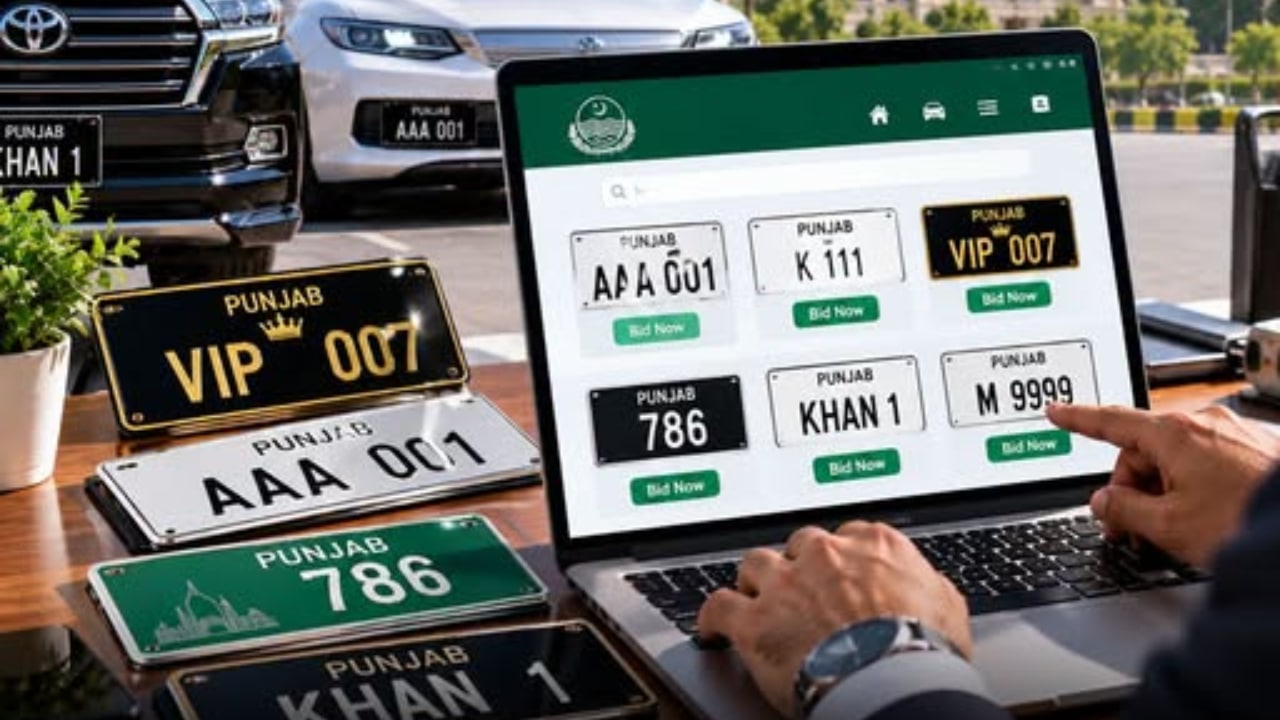 Punjab Opens Registration for Online Auction of Premium Number Plates