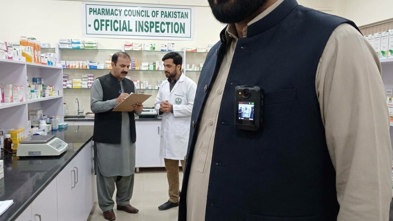 Body Cameras Ordered for Inspection of Pharmacy Institutes