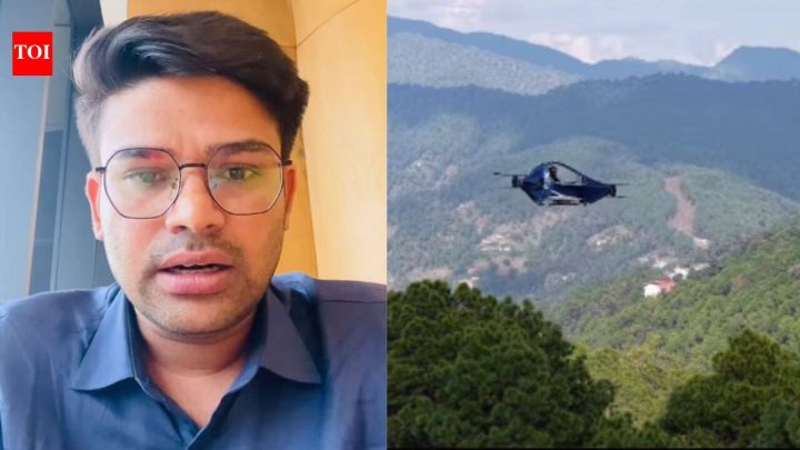 No degree, 13 yrs self-taught: Almora man Ravi Tamta builds e-flying vehicle