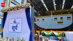 NewsRajnath launches first desi fleet support ship ‘Surya’ at Visakhapatnam