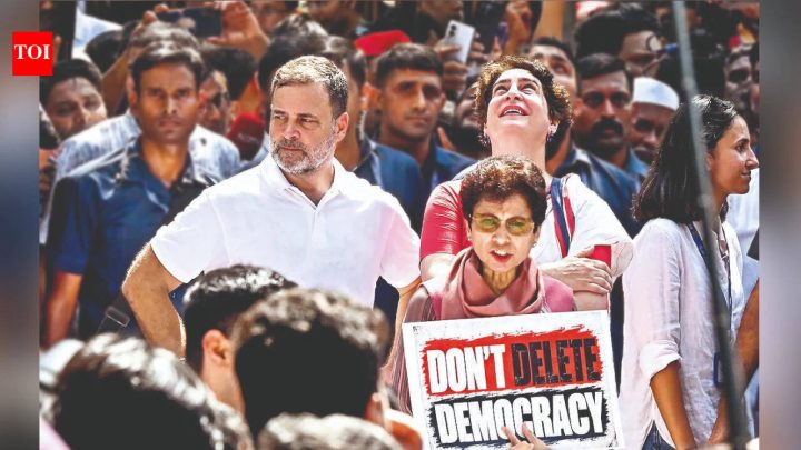 IndiaOpposition's anti-SIR-CEC march turns into INDIA bloc-government face-off