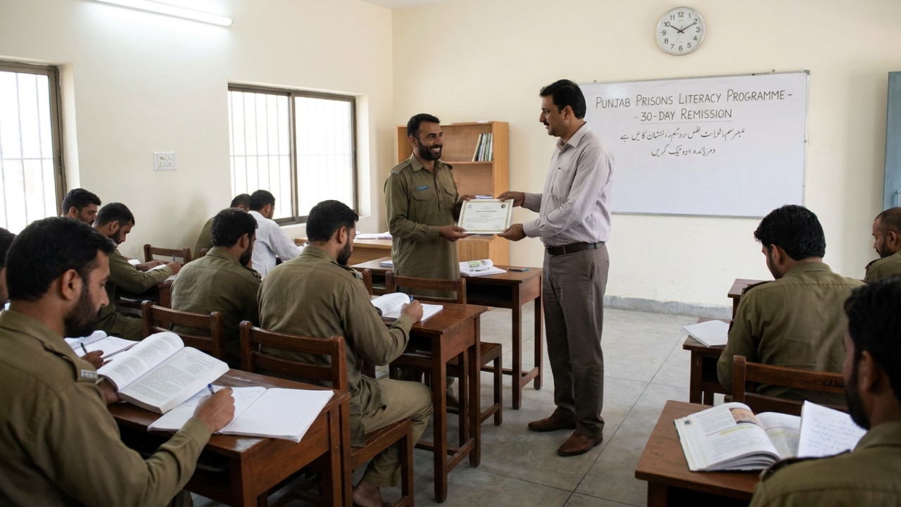 Punjab Approves 30-Day Remission for Inmates Who Can Read