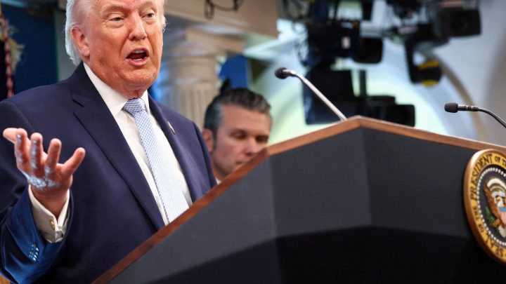 Trump says he may move White House press corps to new location