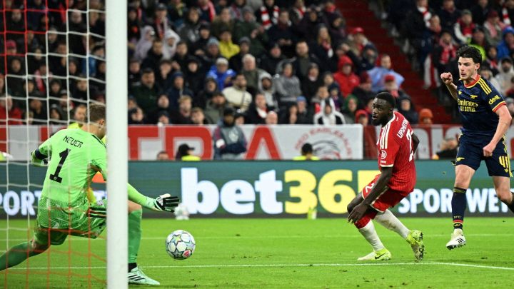 Declan Rice grabs Arsenal draw at Bayern Munich in Champions League