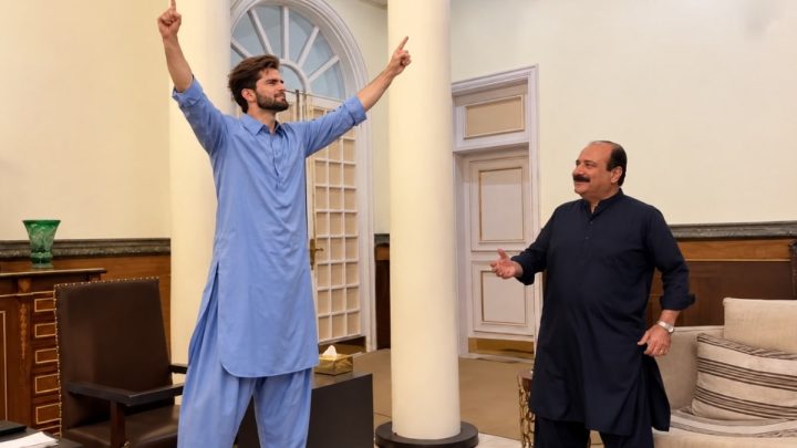 Shaheen Afridi Meets Chairman PM Youth Program to Discuss Promotion of Sports in KP