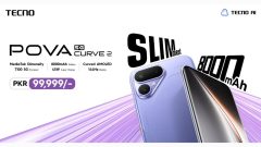 TECNO POVA Curve 2 5G Launches in Pakistan – The World’s Slimmest 8000mAh 5G Phone at PKR 99,999
